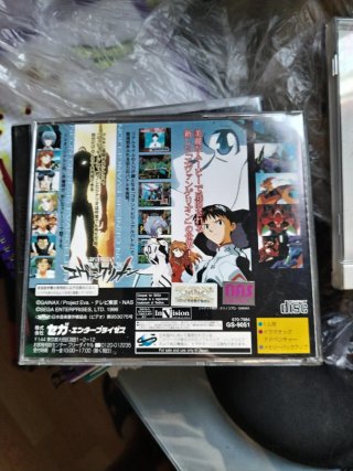 Sega Saturn Evangelion Juego CD