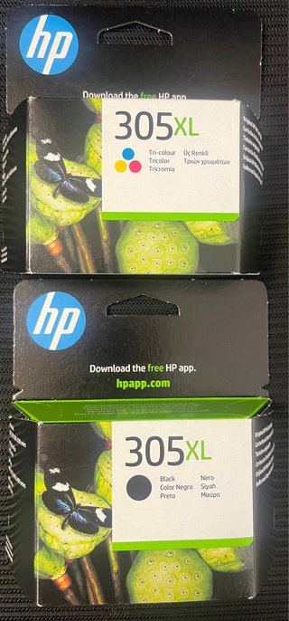 Pack 2 Cartuchos HP 305XL Negro y Tricolor