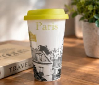 Set 3 Tazze Ceramica New York Londra Parigi
