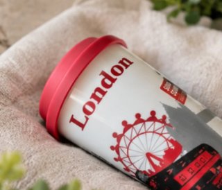 Set 3 Tazze Ceramica New York Londra Parigi