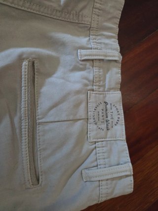 Pantalón chino Zara Talla 42 Beige