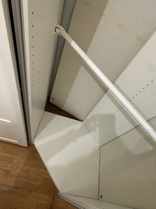 Módulo Esquinero PAX IKEA Blanco 53x58x236 cm