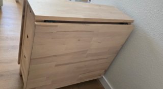 Mesa Abatible Madera Norden Ikea
