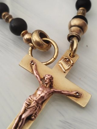 Rosario Católico (Denario) Cruz INRI