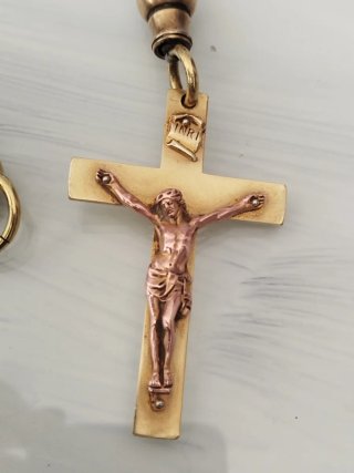 Rosario Católico (Denario) Cruz INRI