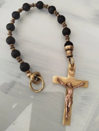 Rosario Católico (Denario) Cruz INRI