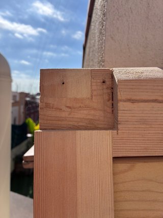 Porticones Madera Sin Tratar 1765 x 530 x 42