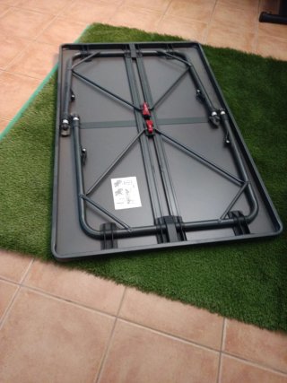 Mesa Plegable Camping Terraza Gris