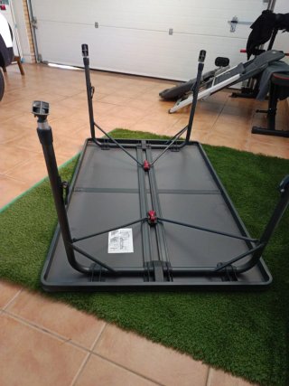 Mesa Plegable Camping Terraza Gris