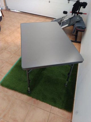 Mesa Plegable Camping Terraza Gris