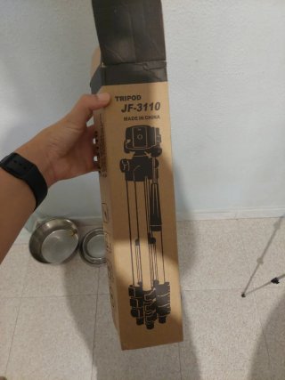 Trípode para móvil de plástico