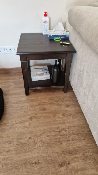 Muebles de comedor de madera oscura
