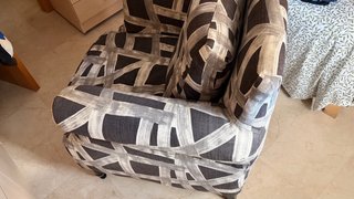 Sillón Maisons du Monde retapizado