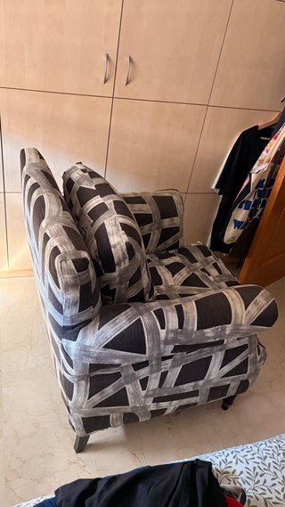 Sillón Maisons du Monde retapizado