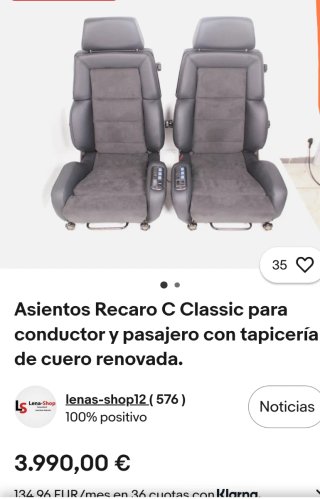 Asientos Recaro C Classic