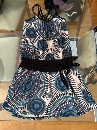 Vestido playero estampado