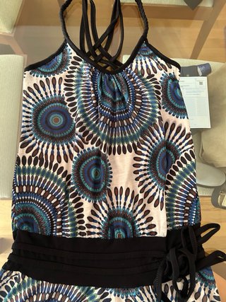 Vestido playero estampado