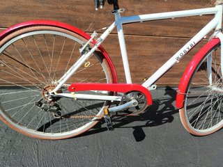 Bicicleta WOBBI Clásica Blanca y Roja