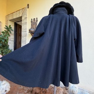 Cappotto vintage Atos Lombardini nero