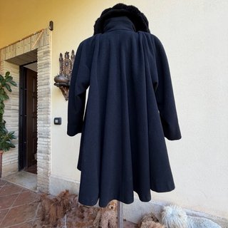 Cappotto vintage Atos Lombardini nero