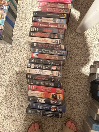 Lote 20 VHS Películas Varias