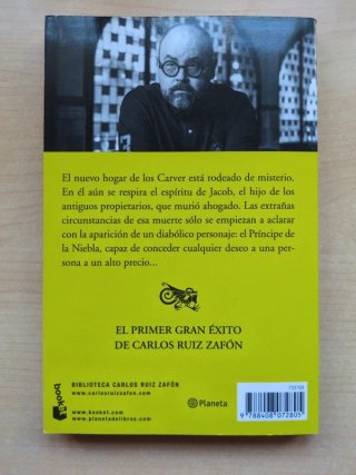 Libro: El príncipe de la niebla Carlos Ruiz Zafón