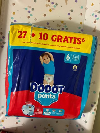 Pañales Dodot Pants Talla 6 (13-19 kg)