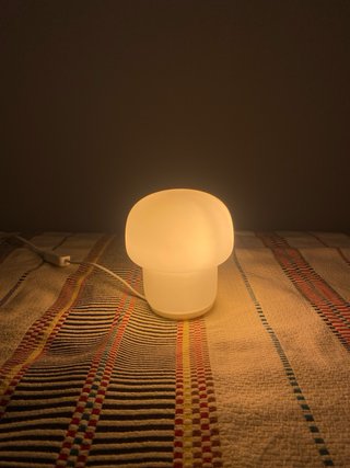 Lámpara TOKABO Ikea Blanca