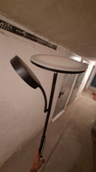 Lámpara de pie LED doble foco
