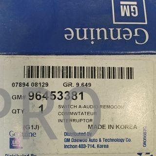 MANDO MULTIFUNCION VOLANTE CHEVROLET NUEVO