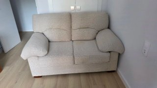 Sofá Cama Beige 2 Plazas