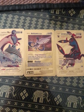 Cartas Pokémon Doradas
