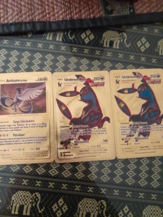 Cartas Pokémon Doradas