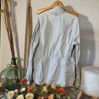 Parka Mango Talla XL Gris