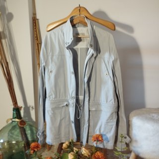 Parka Mango Talla XL Gris