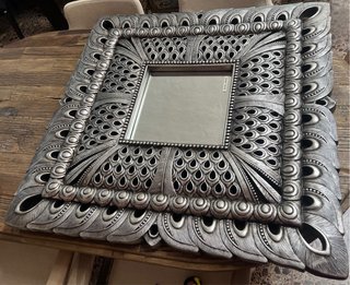 Espejo Decorativo Plateado