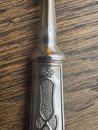 6 Cucchiaini Vintage Punzonati 800