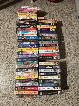 Lote 20 VHS Películas Varias