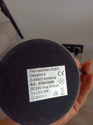 Lámpara LED curva diseño moderno