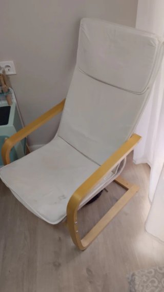 Mecedora Ikea Blanca Madera