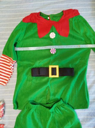 Disfraz de Elfo Navideño Talla 140cm