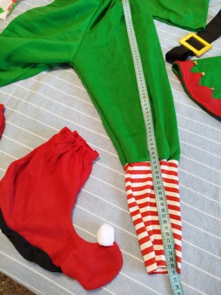 Disfraz de Elfo Navideño Talla 140cm