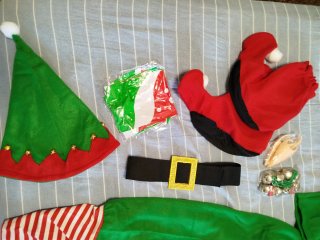 Disfraz de Elfo Navideño Talla 140cm