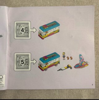 Lego Friends 41681 Camper Van nel bosco con barca