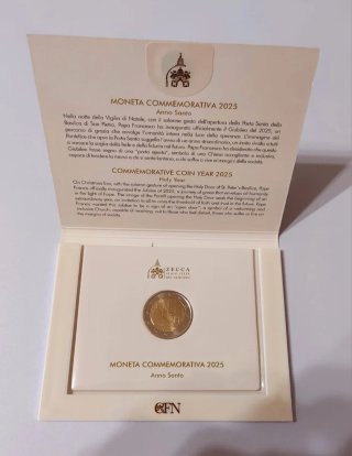 Lote 2 Monedas Vaticano 2025