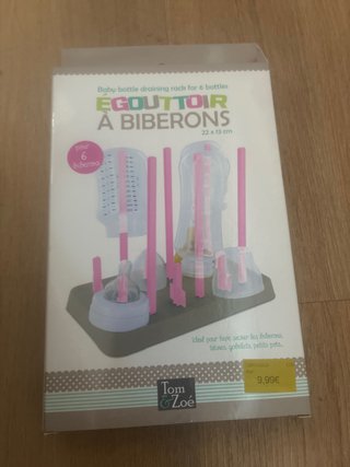 Escurridor de biberones para 6 unidades
