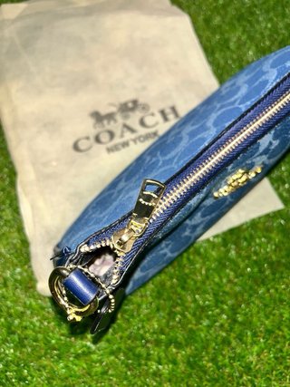 Bolso Coach Monogram Denim Azul
