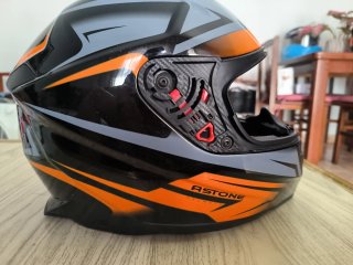 Casco Astone GT 1000F Nash Naranja Talla S
