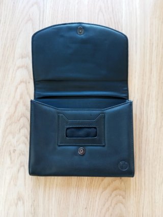 Porta Documentos BMW Couro Preto