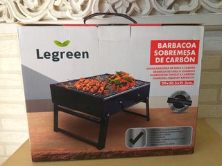 #Barbacoa sobremesa carbón Plegable. NUEVO